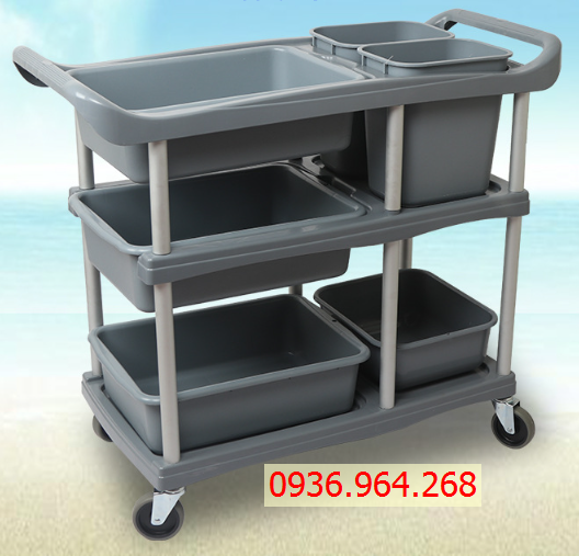 Xe thu dọn bát đĩa