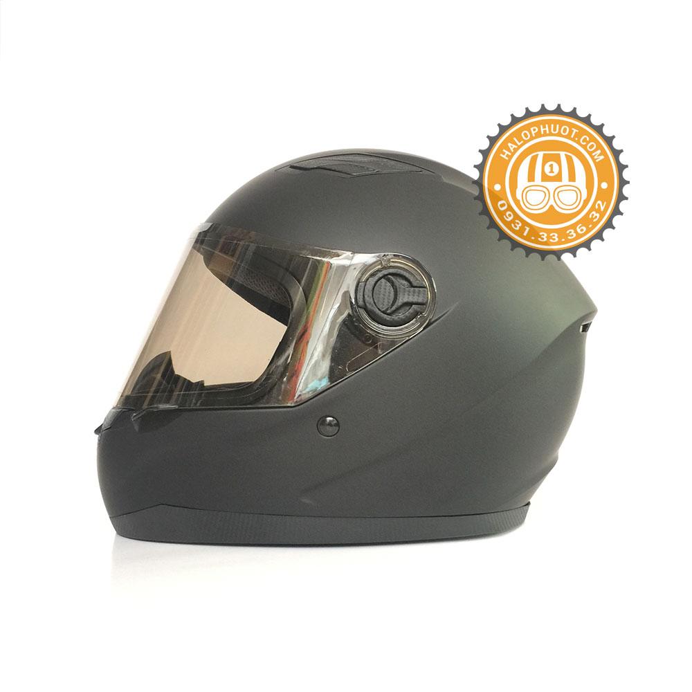 NÓN BẢO HIỂM ROYAL M136 ĐEN NHÁM (KÍNH KHÓI)
