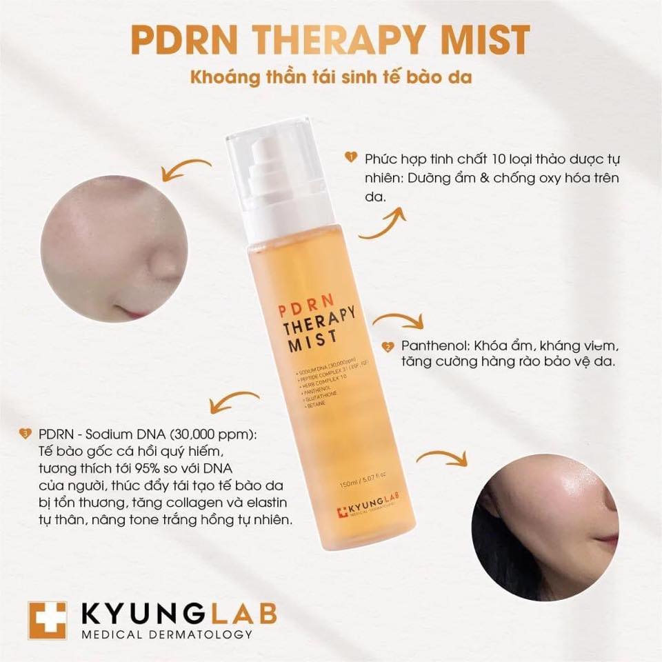 [HÀNG CÔNG TY]- Xịt Khoáng KyungLab PDRN Therapy Mist 150ml