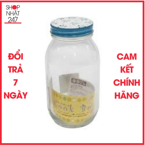 Lọ thủy tinh nắp kim loại 900ml Kokubo nội địa Nhật Bản