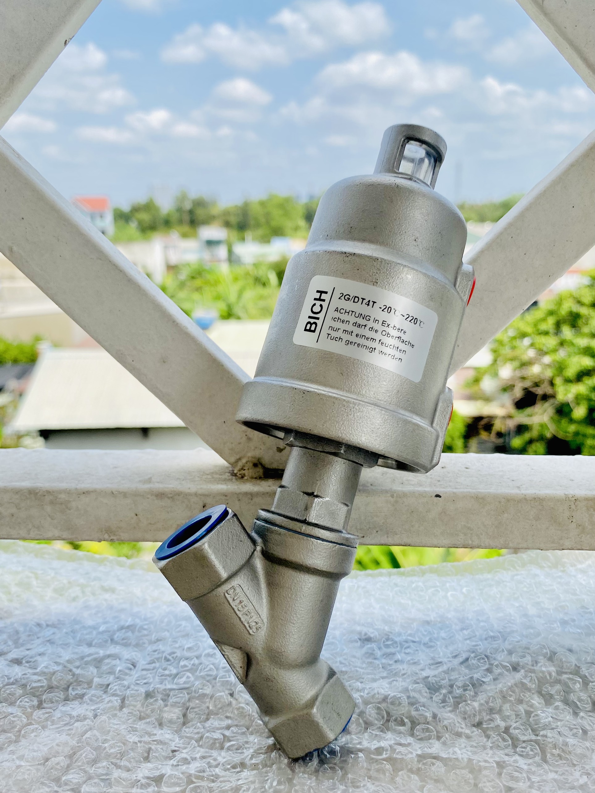 VAN XIÊN -VAN CHỮ Y DN25 (ren 34mm) Bầu Nhựa