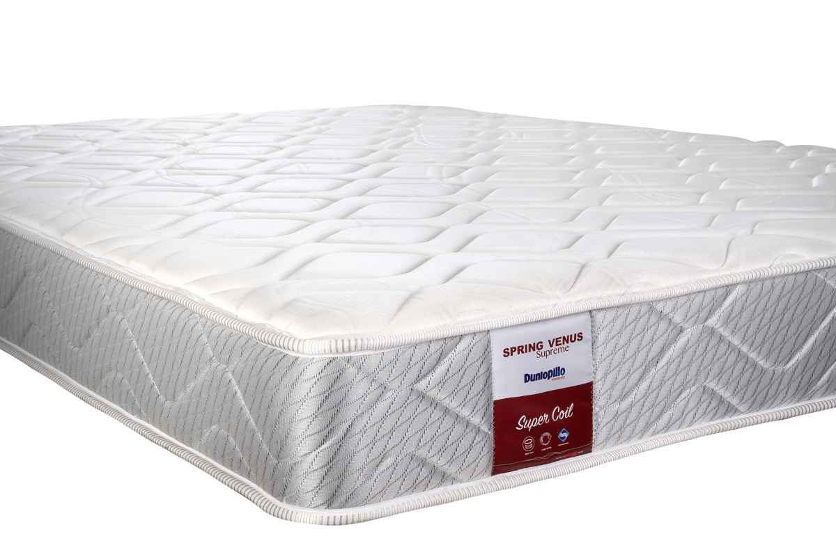 Nệm lò xo  liên kết Dunlopillo Venus Supreme, có tính năng chống vi khuẩn nấm mốc - NEW -Độ cao 23cm.
