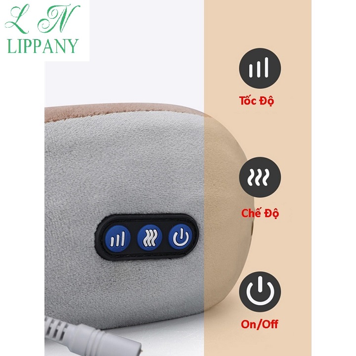 Gối massage cổ chữ U cao cấp, Gối mát xa đa năng, Máy mát xa cổ vai gáy hiệu quả kiêm gối ngủ tiện lợi, Thiết Bị Massage Sạc USB, Máy mát xa 3D đa năng hiện đại