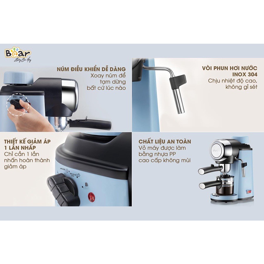 Máy pha cà phê LEXICAL automatic, bảo hành 12 tháng