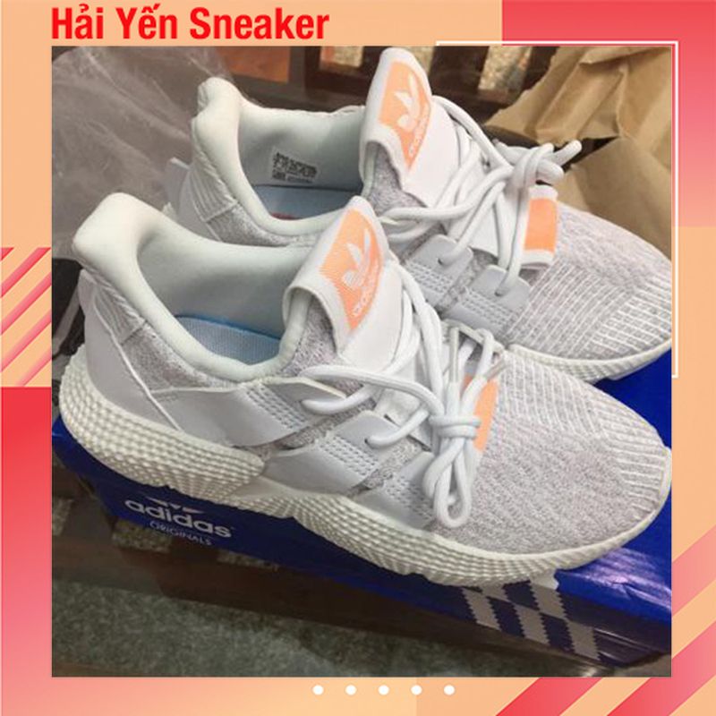 giày sneaker Prophere trắng cam - Giày nam - Giày nữ