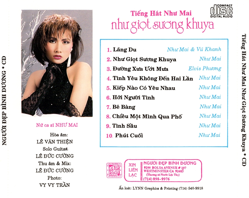 bộ 6 đĩa cd nhạc như mai 1