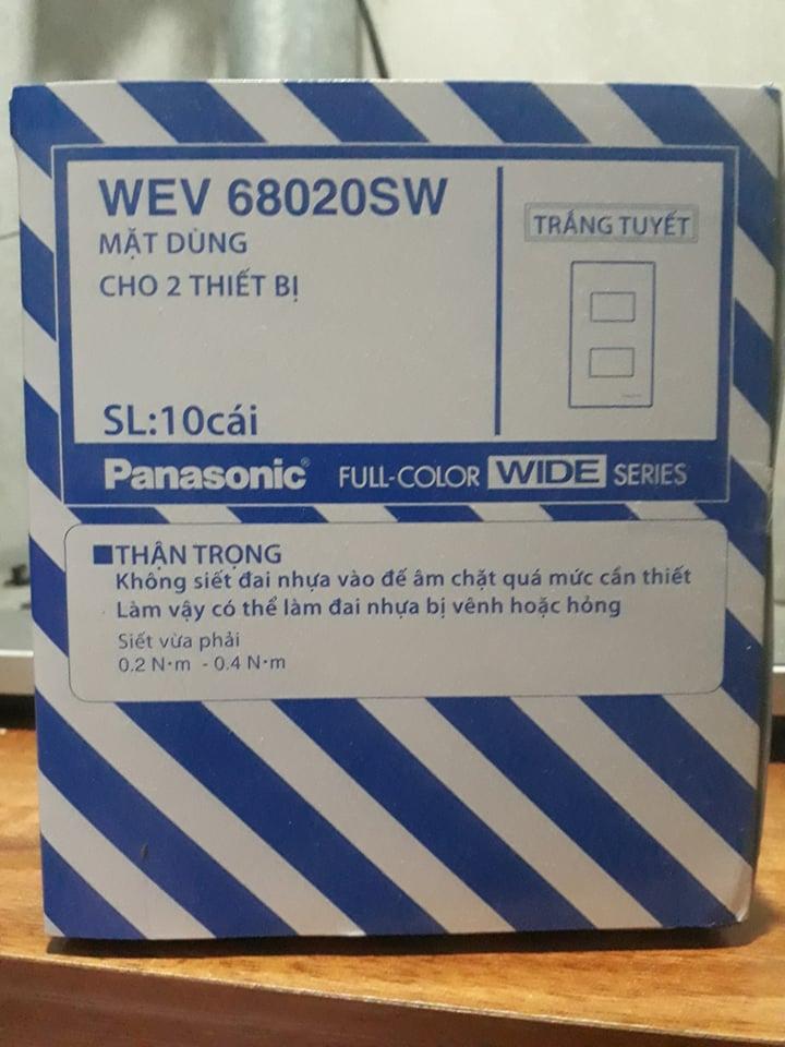 Mặt 2 Panasonic WEV 68020SW(mặt hạt to,10 chiếc/hộp)