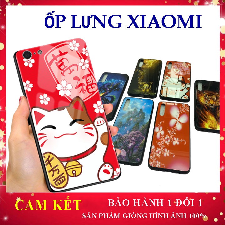 [FREESHIP] ỐP LƯNG XIAOMI - Ốp lưng điện thoại Xiaomi các dòng Note 5/Note 7/Note7 Pro/ Mi 8 Lite/ Mi 8/ Redmi Note 8/ Note8 Pro/ Note 9s mặt kính in hoa 3D đẹp độc lạ, Case, vỏ ốp xiaomi