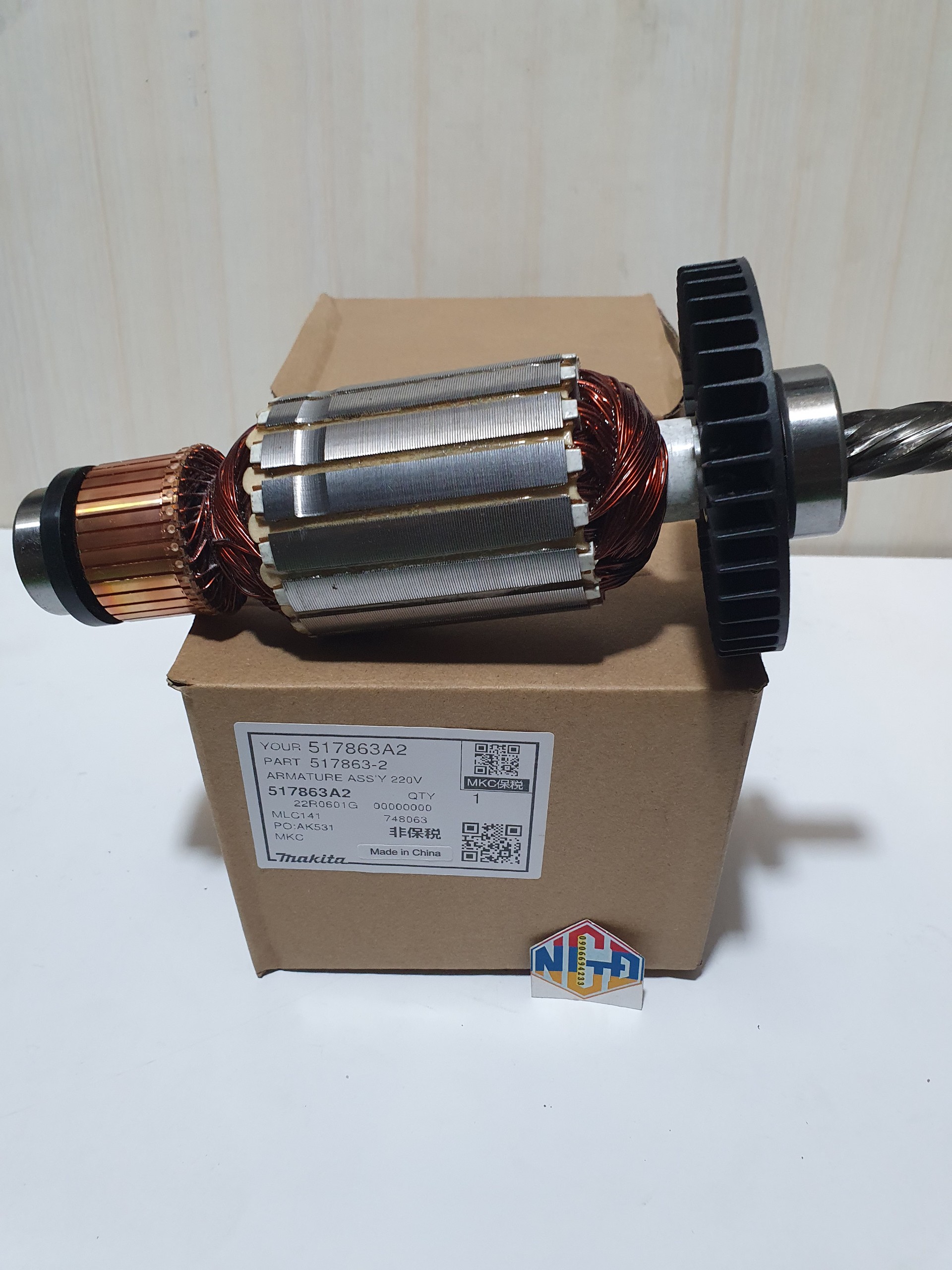 Rotor máy cắt sắt maktec mt241 và m2400 517863-2