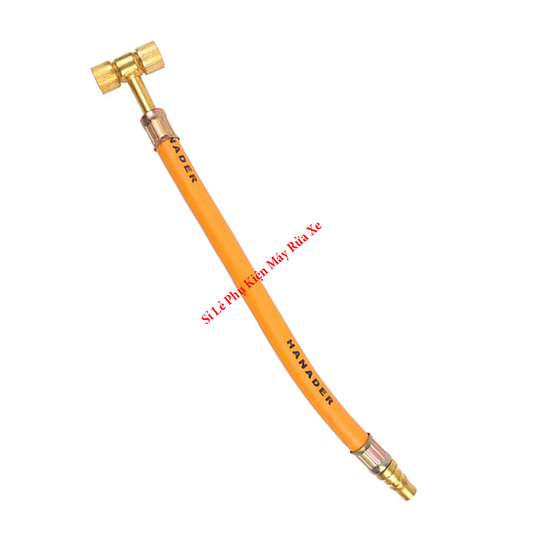 Dây bơm lốp xe ô tô, xe máy 2 đầu búa ( Dài 29cm )