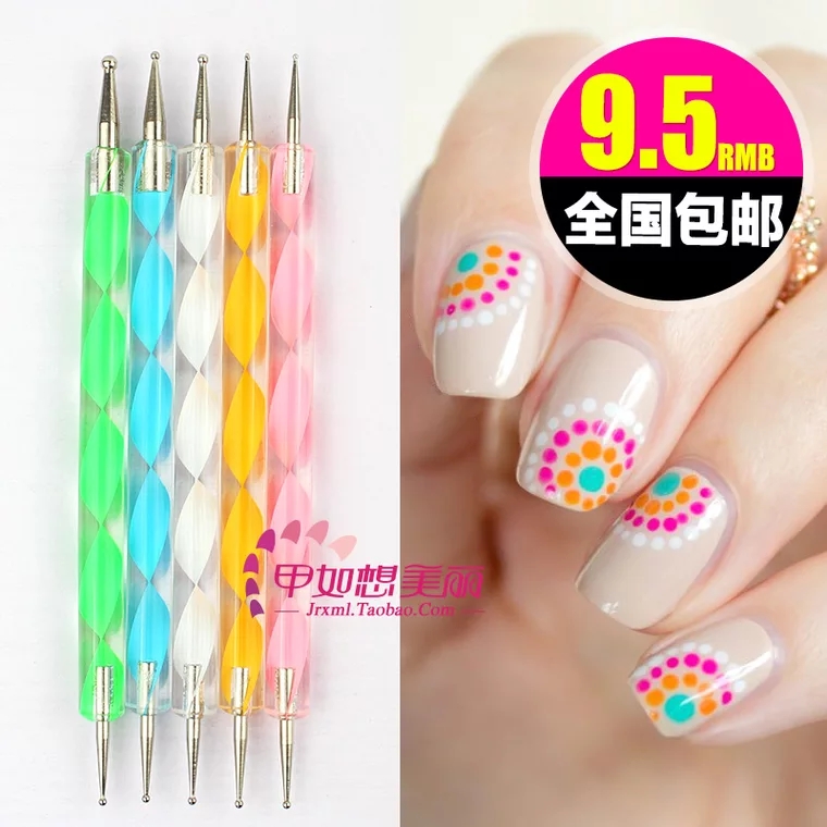 Bút Chấm Bi ( Set 5 Chiếc ) - sinailmi