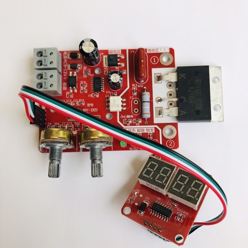 Mạch timer máy hàn cell pin NY-D01 (Bản chuẩn 100A dùng 2 IC)
