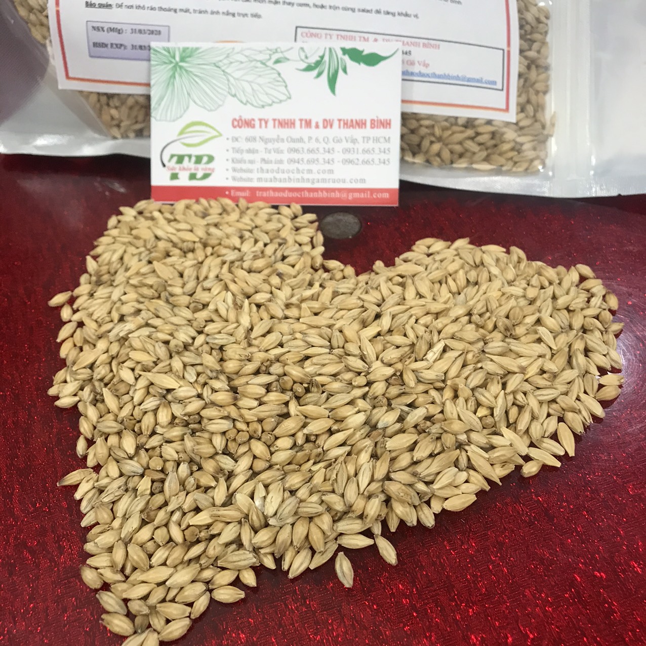 Lúa Mạch Đại Mạch 100g Khô Hàng Cty - Thảo Dược Thanh Bình