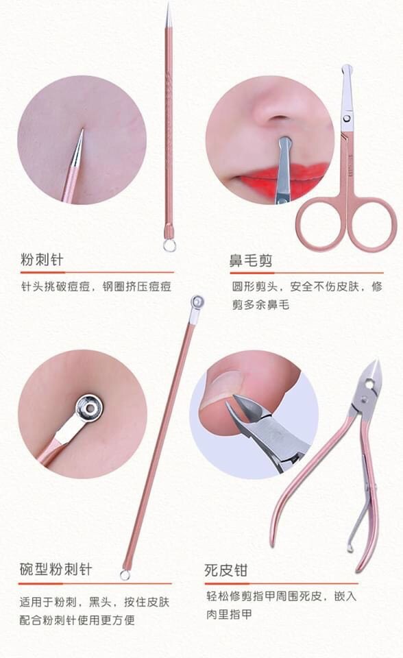 [SIÊU GIẢM GIÁ] BỘ KIỀM BẤM MÓNG 18 MÓN CAO CẤP ĐA NĂNG