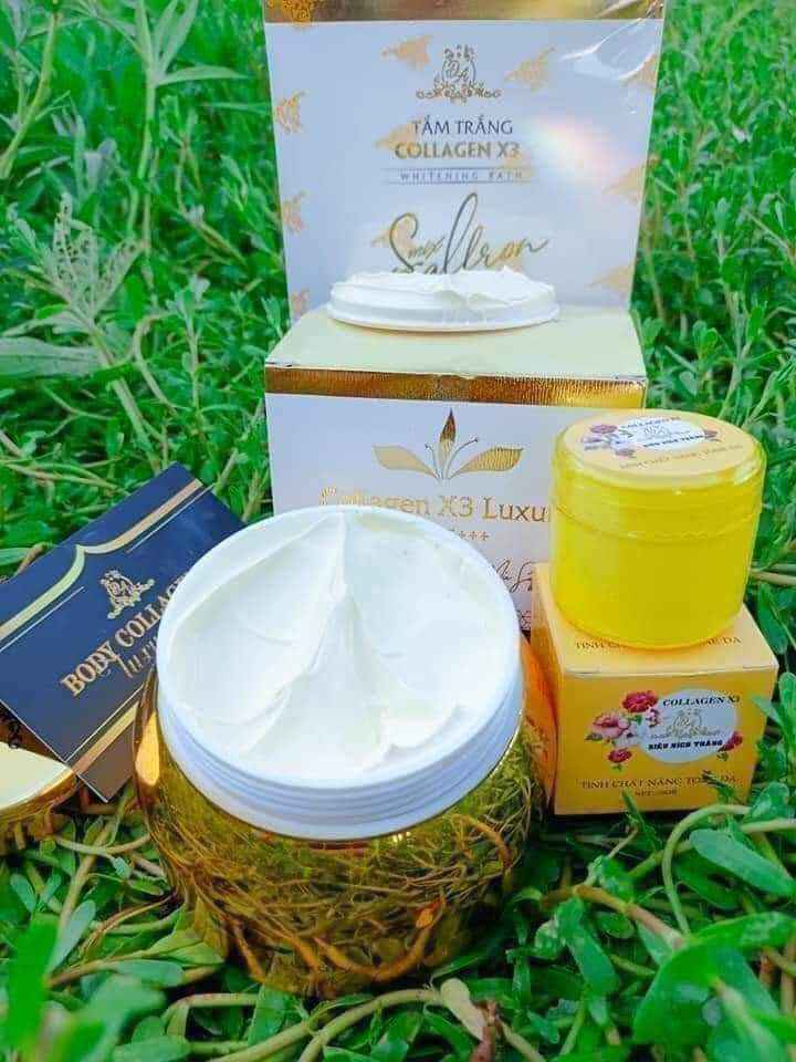 ( hàng chuẩn ) kem body x3 collagen Đông anh