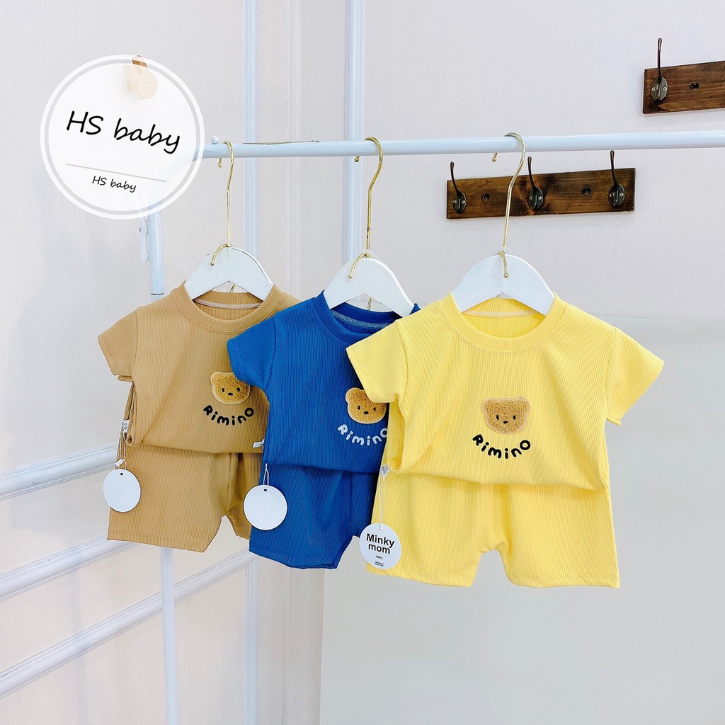 Bộc cộc tay gấu RIMINO minky cho bé
