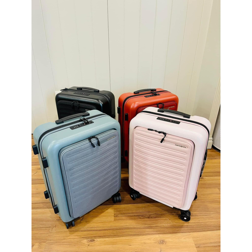 Vali Samsonite STACK'D EASY ACCESS, Size Cabin, Vali Du Lịch, Công Tác, Phù Hợp Với Chuyến Đi Xa, 4 Bánh Xoay 360, Có Khóa An Toàn, Nhập Đức, Bảo Hành 12 Tháng, Hàng Chính Hãng