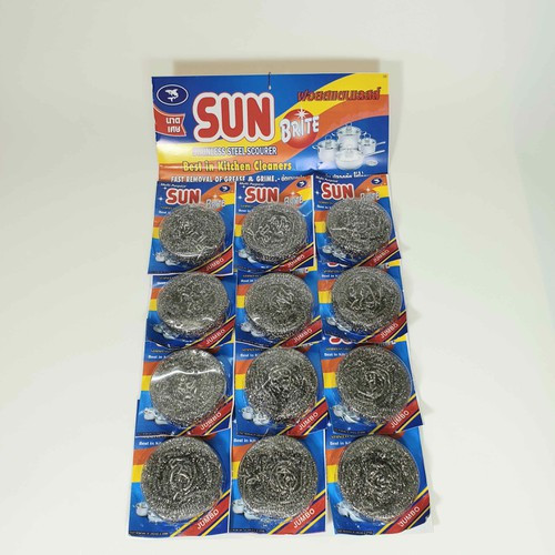Combo 6 Cước sắt - Chùi xoong rửa chén bát SUN® Thái Lan cao cấp