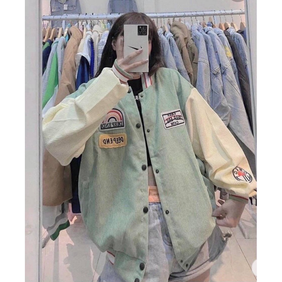 Áo bomber cầu vồng nhiều màu HARI