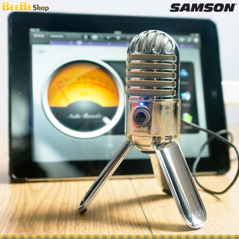 Samson Meteor Mic USB Studio Microphone (Cardioid), Chrome