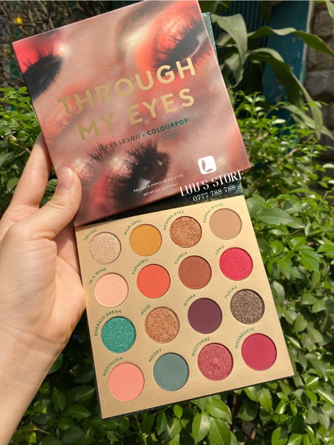 [Nhập RAISINGSTAR18, giảm 30k cho đơn 99k]Bảng Màu Mắt Colourpop Through My Eyes