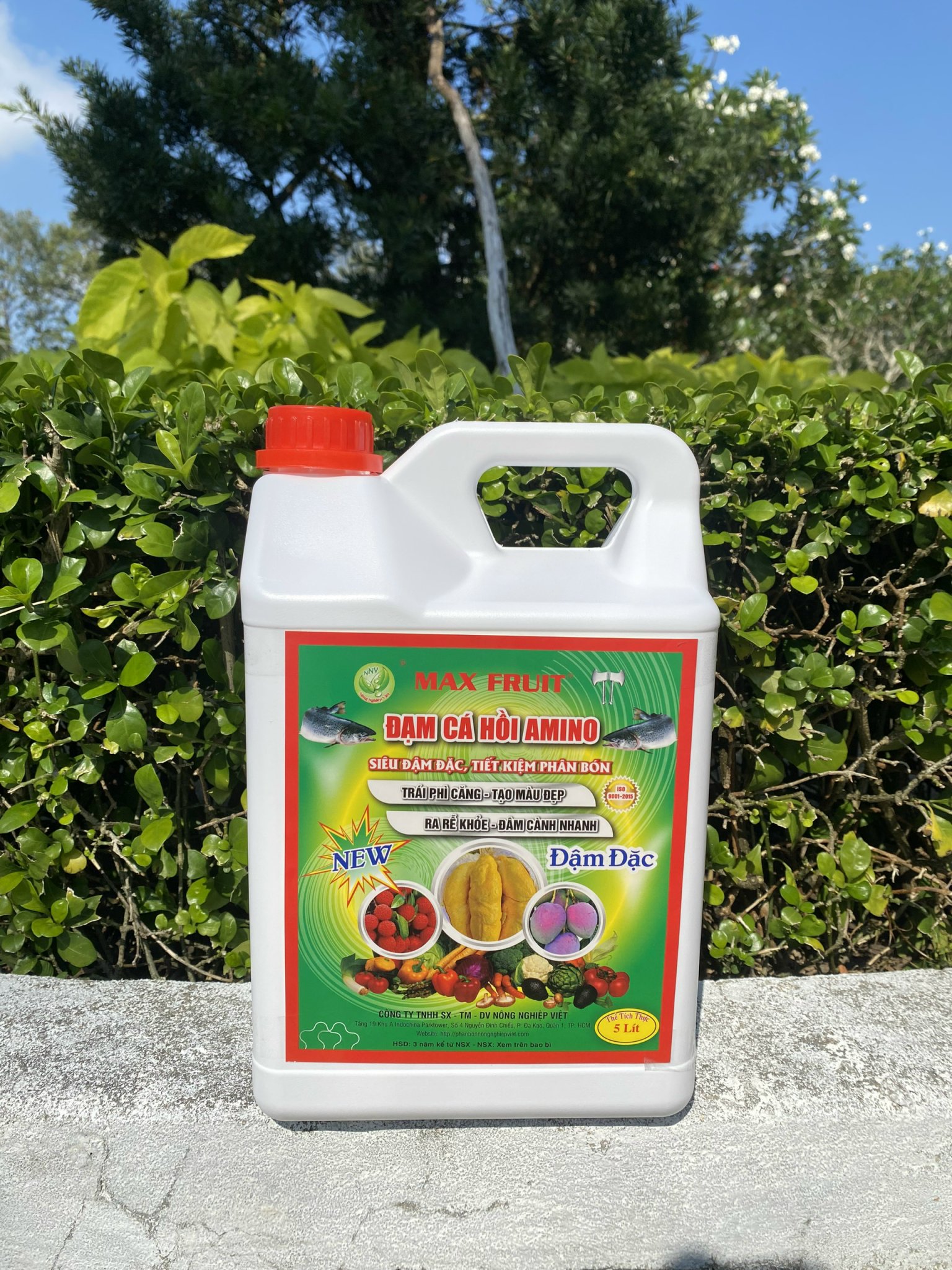 Phân Bón Đạm Cá Hồi Can 5 Lít