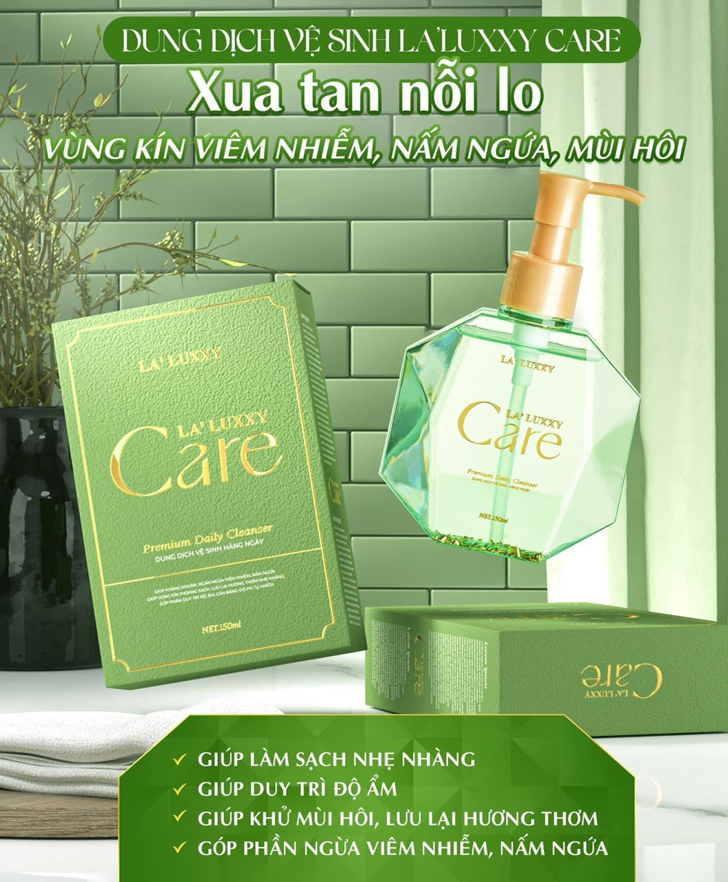 Dung dịch vệ sinh La Luxxy Care Dr Lacir chính hãng