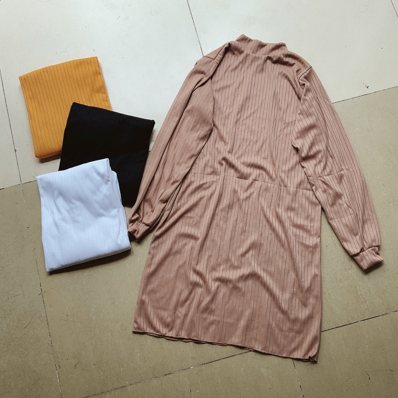 [HCM]Đầm suông tay dài  - UT75