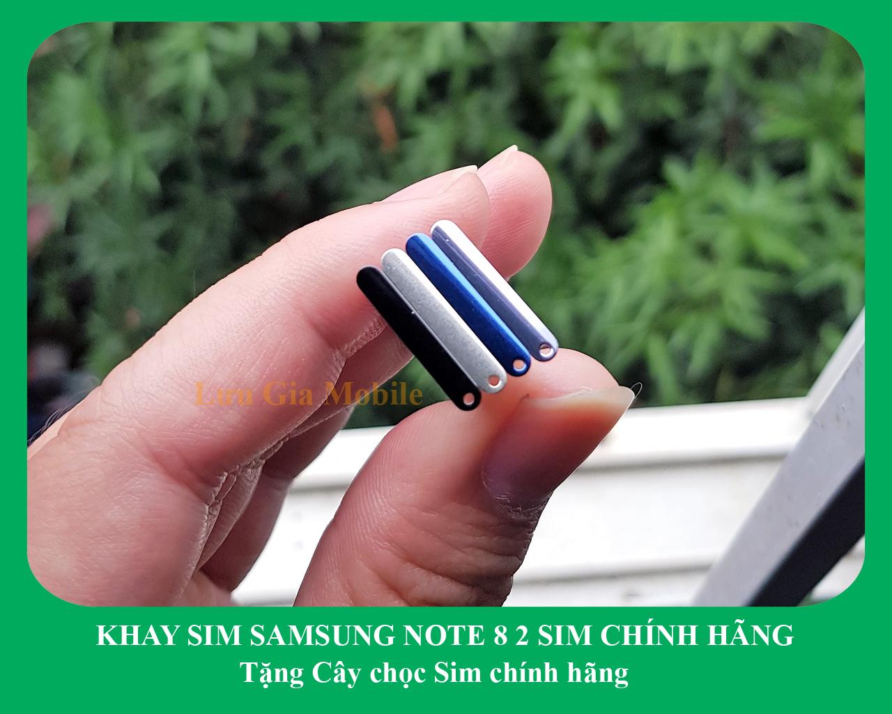 Khay sim Samsung Galaxy Note 8 2 Sim N950 công ty + Tặng kèm cây Chọc sim công ty
