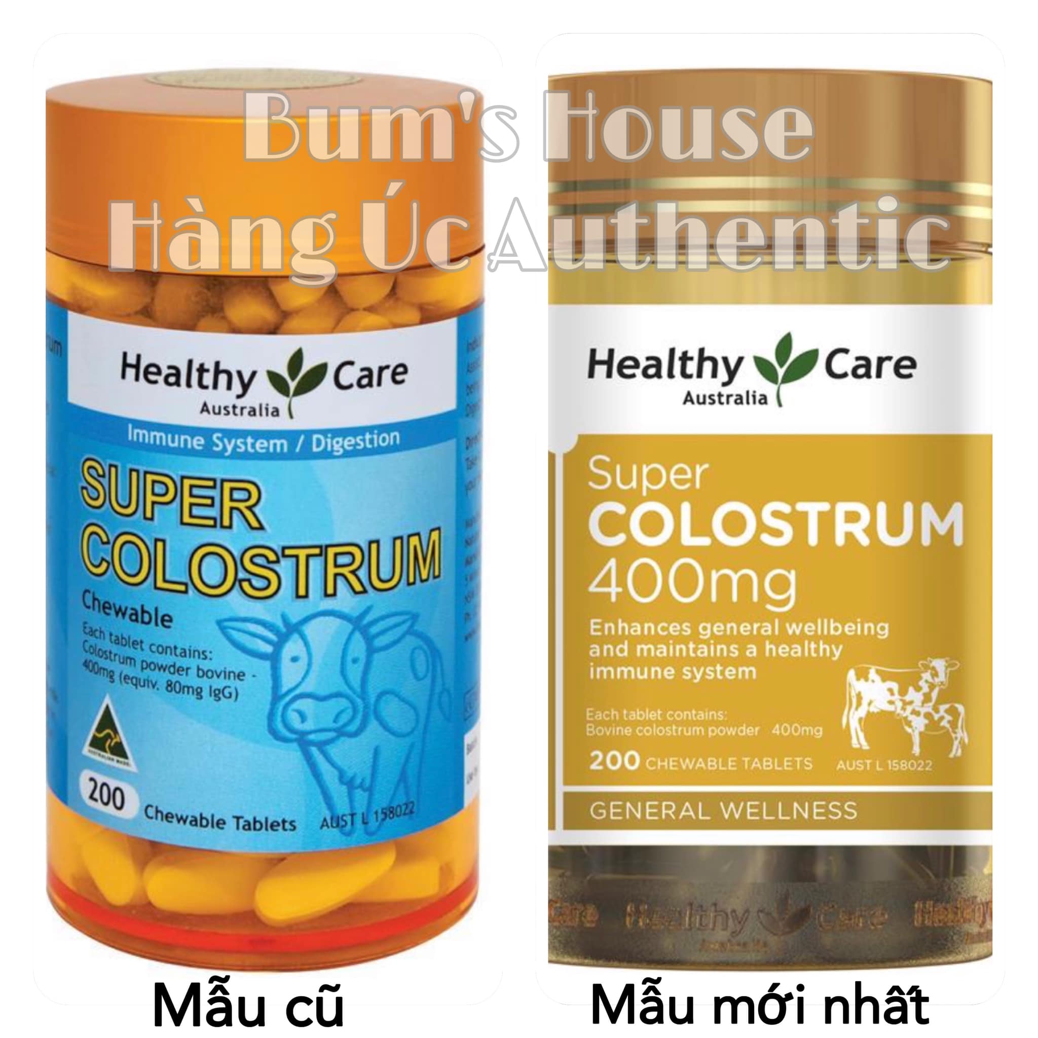 Sữa non super colostrum 400mg healthy care