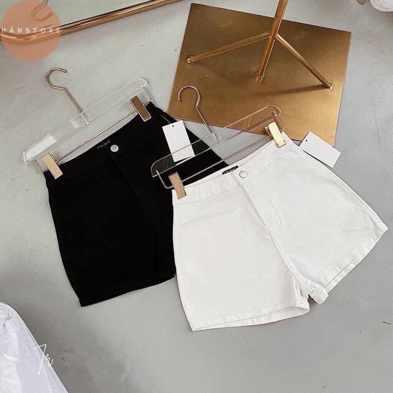 Quần short thời trang nữ lưng cao siêu tôn dáng