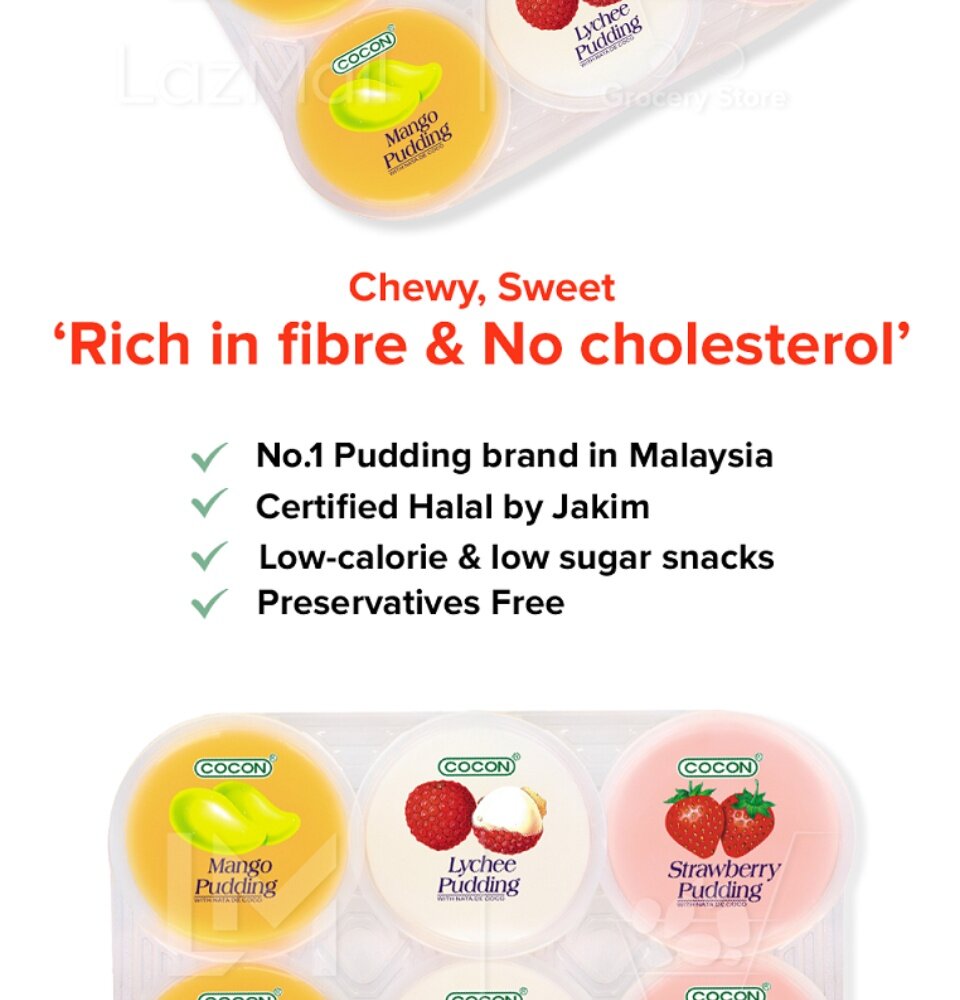 Thạch Vỉ vị Trái Cây hiệu COCON 480g