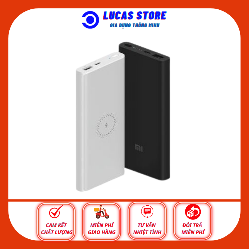 Sạc dự phòng không dây xiaomi 10.000mAh