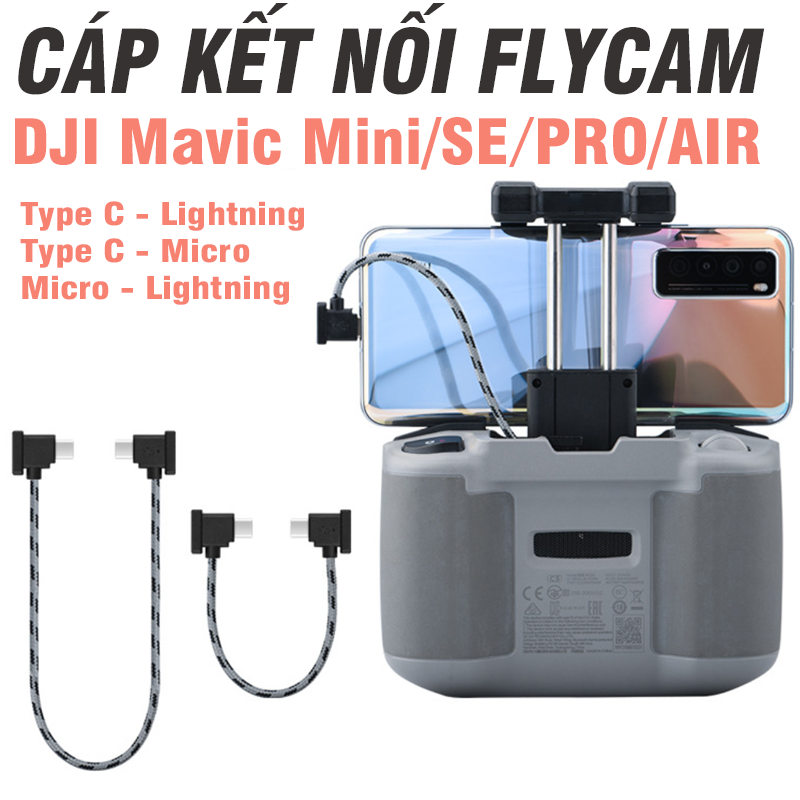 Cáp kết nối flycam DJI mini 3pro, mini 2, mini SE, Mavic Air 2