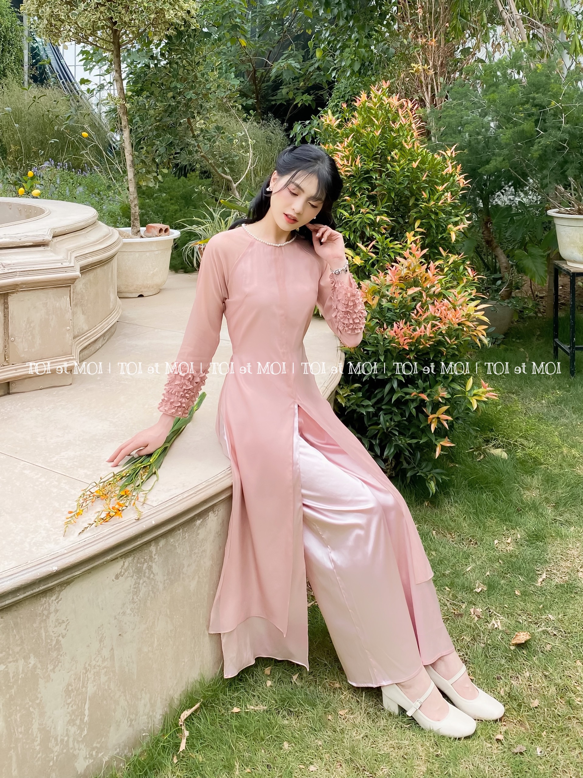 ÁO DÀI HUỆ NHI_TOI et MOI (100% ẢNH THẬT TỰ CHỤP)