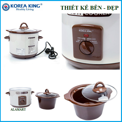 [HCM]NỒI TIỀM KOREA KING PSC-30GL (3.0l)