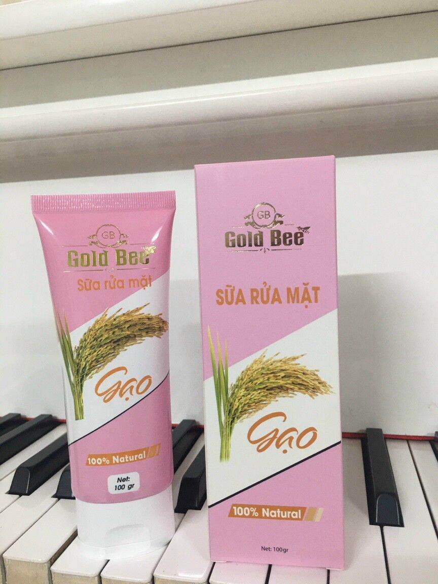 Sửa rửa mặt Gạo Gold Bee
