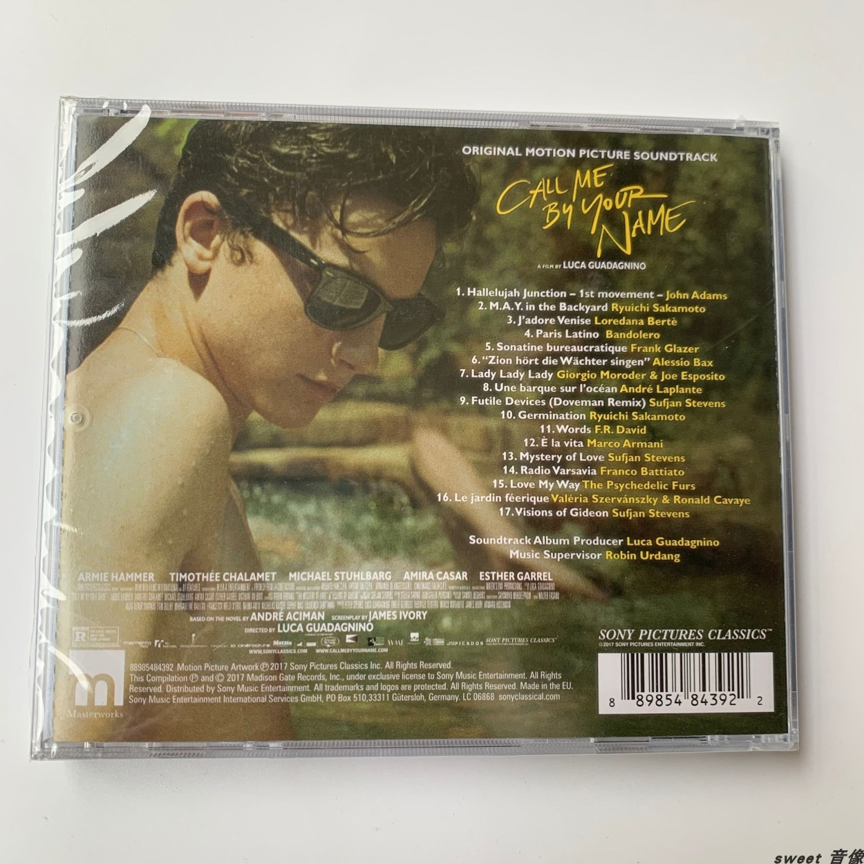 New Unopened Call Me By Your Name Soundtrack CD