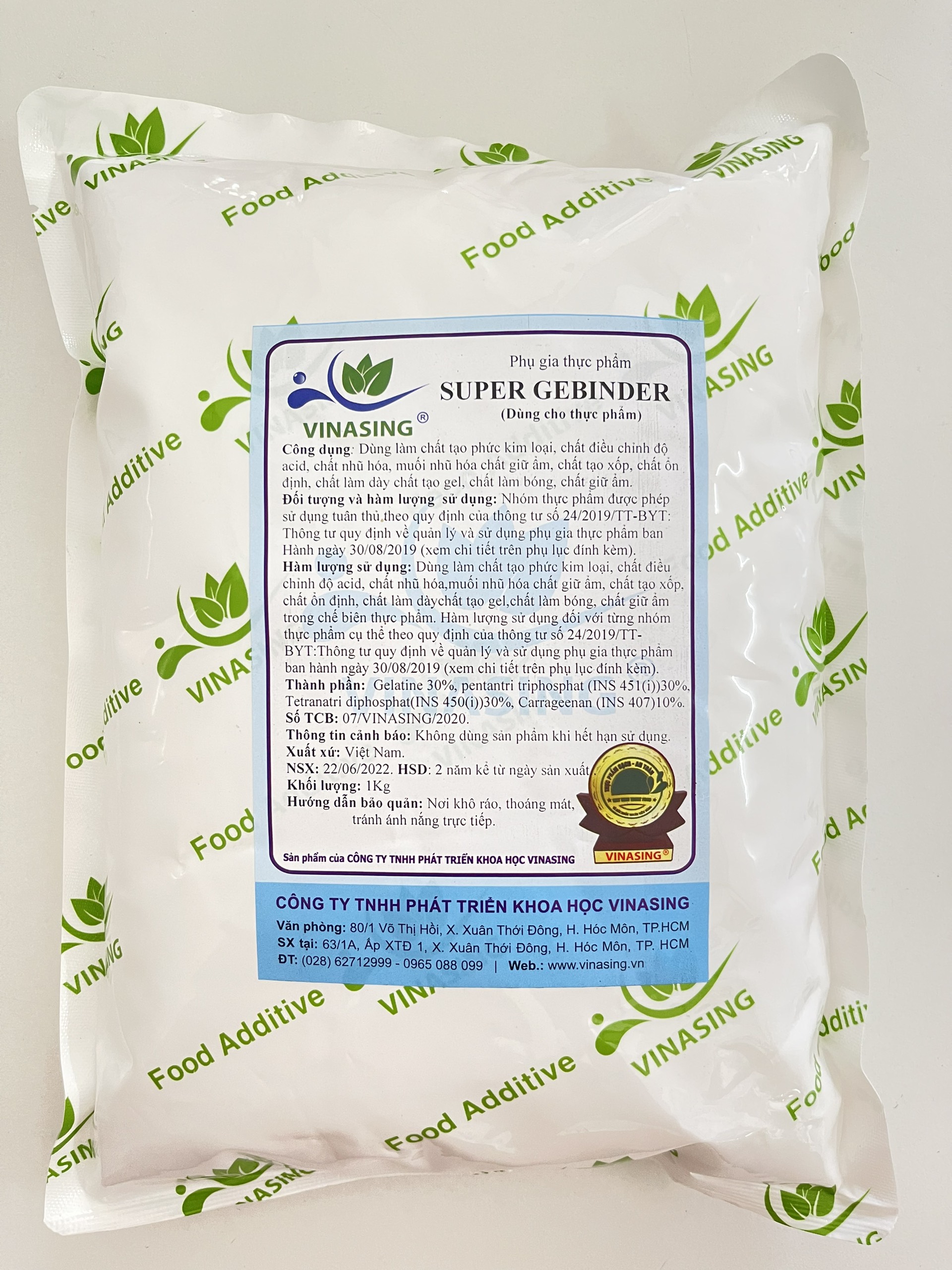 PHỤ GIA TẠO LIÊN KẾT, KẾT DÍNH  GEBINDER