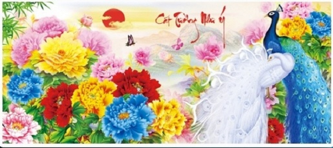 Tranh đính đá cát tường như ý -dd9275
