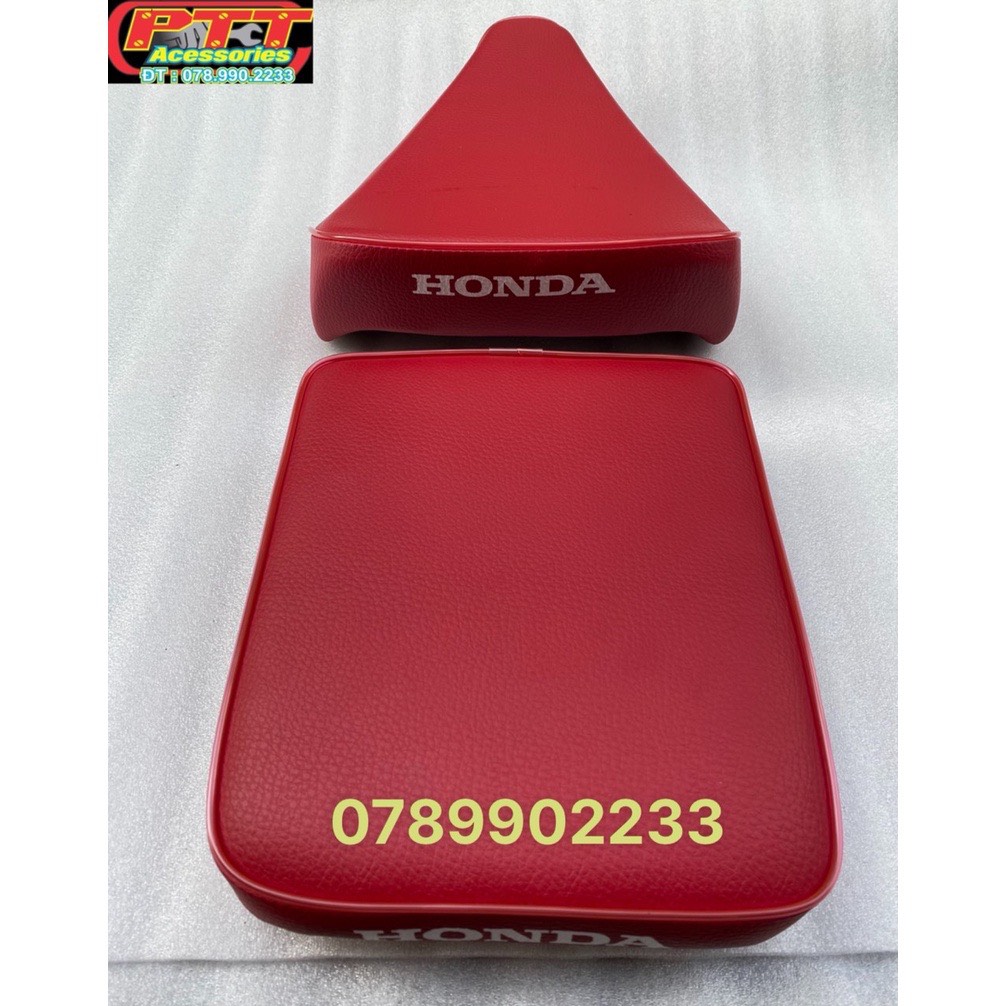 Bộ yên trước - sau xe cub 81 màu đỏ