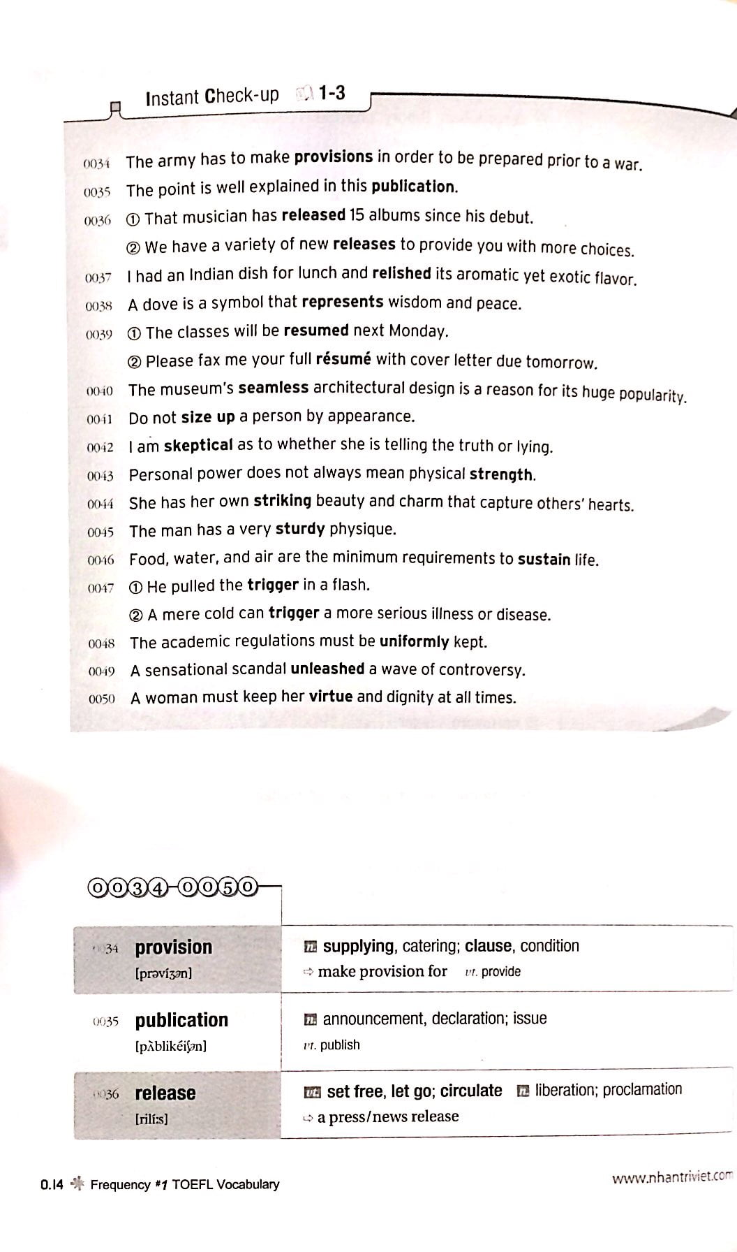 Fahasa - LinguaForum Frequency # 1 Toefl Vocabualary (Kèm 1CD)