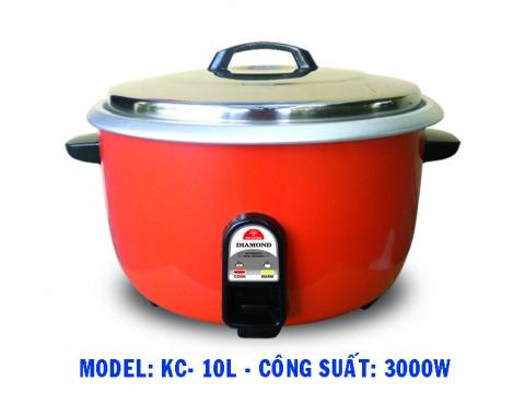 Nồi cơm điện 10 lít kim cương kc-10l
