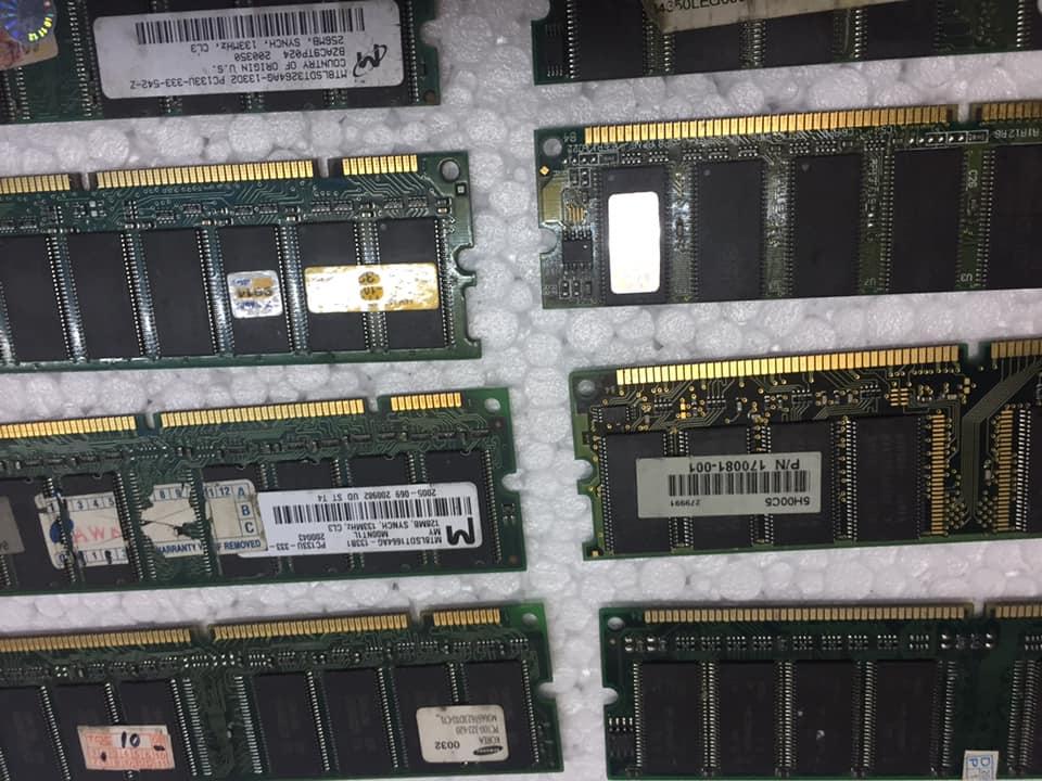 Ram SDRam Máy tính 128Mb PC 100 PC 133