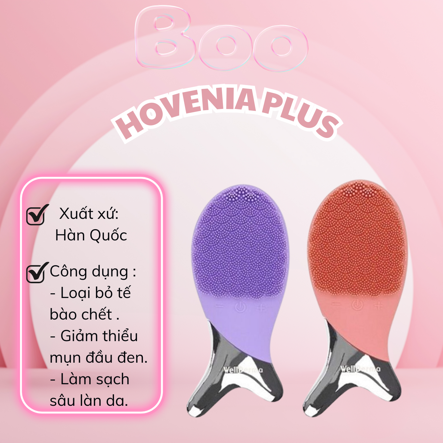 [HCM]Máy Rửa Mặt Cá Wellderma Hàn Quốc Mẫu Mới