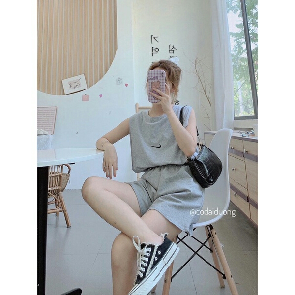 BỘ ĐÙI BA LỖ COTTON HSU1