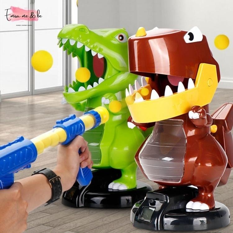 Đồ chơi bắn bóng cho trẻ em hình khủng long