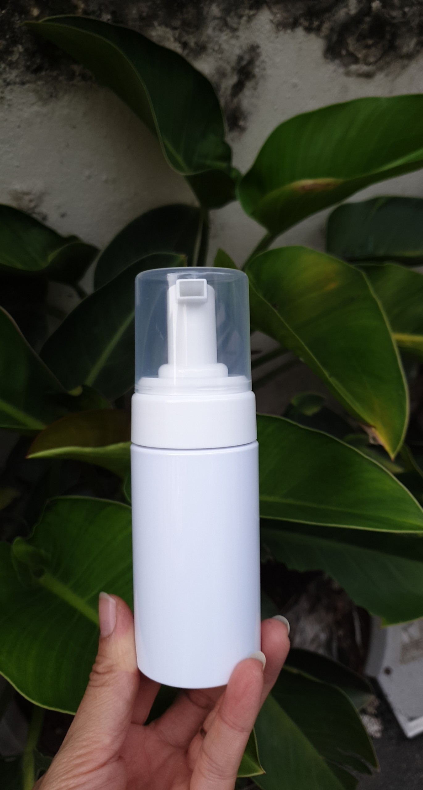 Chai tạo bọt 100ml nhựa trắng sữa