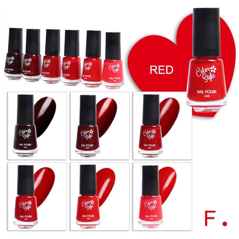 Set 6 lọ nước sơn móng tay không độc hại