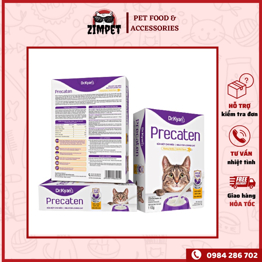 Sữa bột dinh dưỡng cho mèo Dr.Kyan Precaten